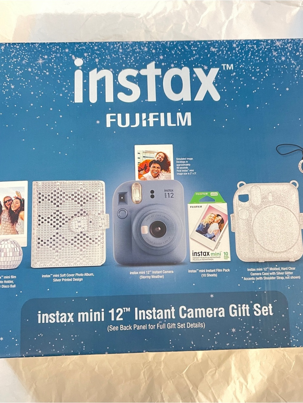 Fujifilm instax mini 12 Instant Camera — Stormy Weather Blue NEW